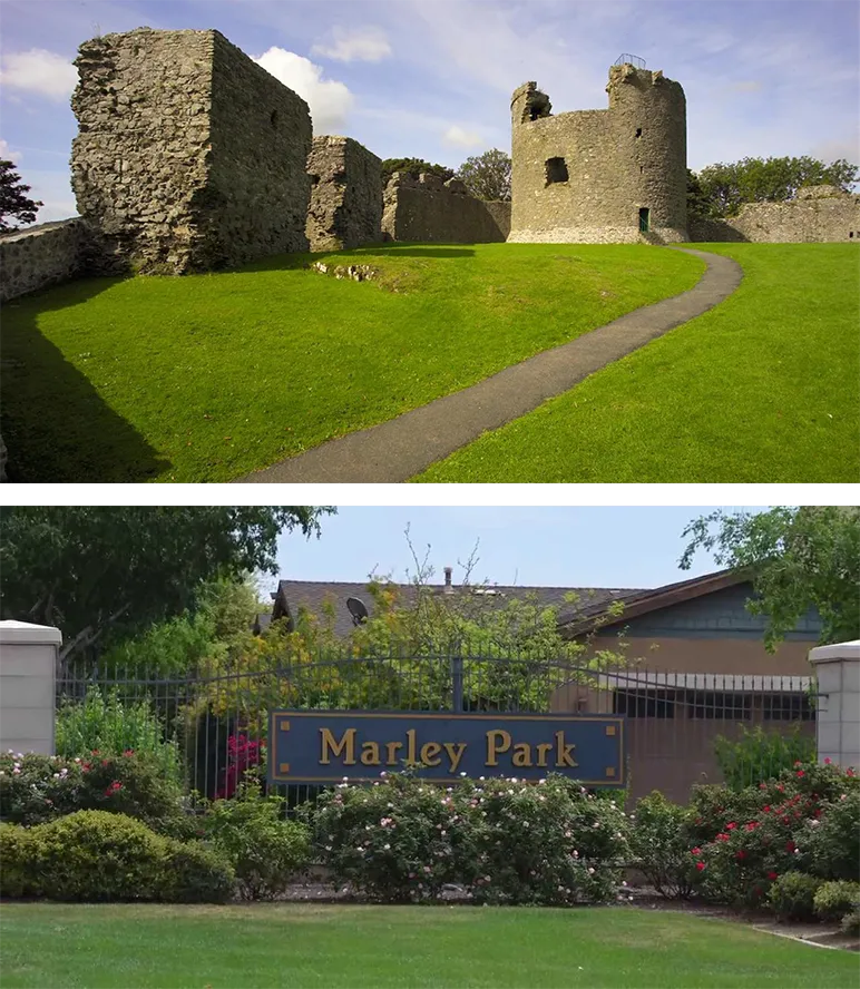 Dundrum castle and marlay park